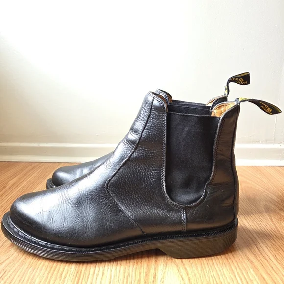 Dr. Martens Men's Victor New Nova Black Boho Chelsea Casual Ankle Boots Size 10 - Picture 13 of 16